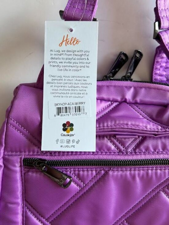 Lug Skyhop Convertible Backpack Acai Berry main image 8